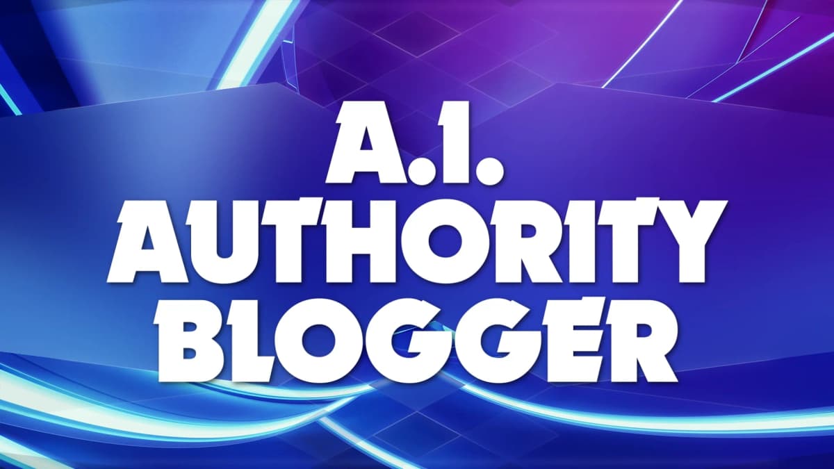 Authority Blogger - a blog writing tool for GEO-optimized content